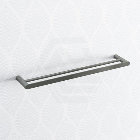 Norico Esperia 600/800Mm Gunmetal Grey Double Towel Rail Stainless Steel 304 Wall Mounted Bathroom