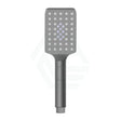 ABS Handheld Shower 3 Functions Square Gunmetal Grey