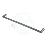 Esperia 800Mm Gunmetal Grey Single Towel Rail Stainless Steel 304 Wall Mounted Bathroom Products