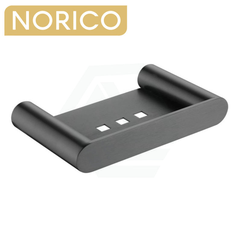 Soap Dish Holder Norico Stainless Steel Gunmetal Grey