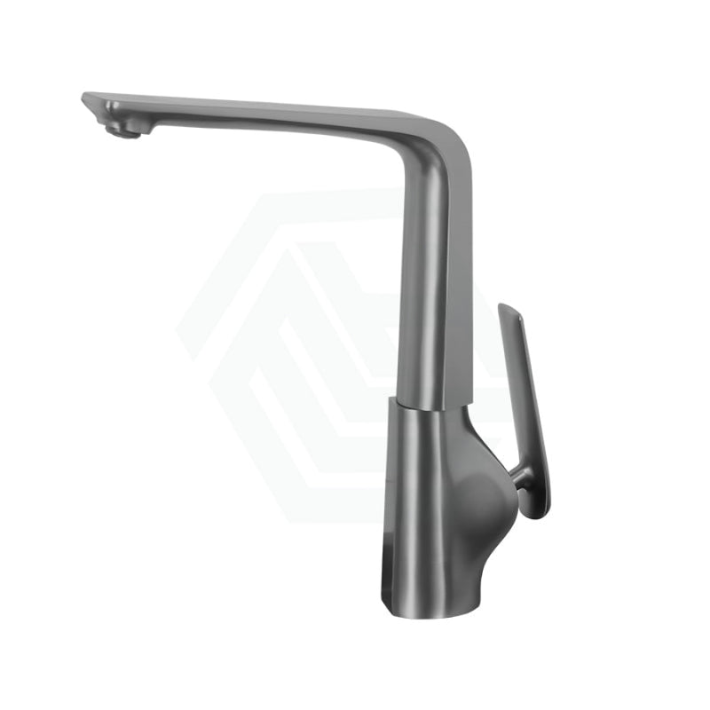 Norico Esperia Gunmetal Grey Solid Brass Tall Sink Mixer Tap For Kitchen Kitchen Products