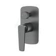 M#1(Gunmetal Grey) Norico Esperia Brushed Gunmetal Grey Solid Brass Wall Mounted Mixer With