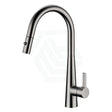 M#1(Gunmetal Grey) Otus Lux Gunmetal Dr Brass Round Mixer Tap With 360° Swivel And Pull Out For