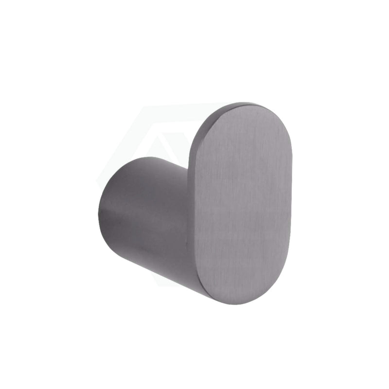 Robe Hook Towel Holder Stainless Steel Gunmetal Grey
