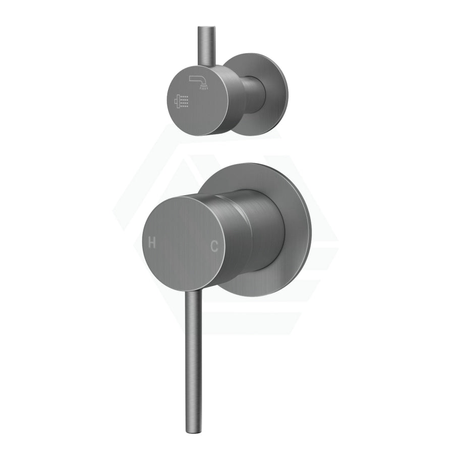 Gunmetal Grey Shower Mixer with Diverter Brass