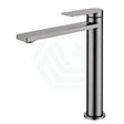 M#1(Gunmetal Grey) Ruki Solid Brass Gunmetal High Rise Basin Mixer For Vanity And Sink Grey Tall