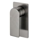 M#3(Gunmetal Grey) Ruki Solid Brass Gunmetal Shower/Bath Wall Mixer Grey Mixers