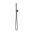 M#1(Gunmetal Grey) Gunmetal Single Function Tube Hand Shower On Wall Outlet Bracket Rail With