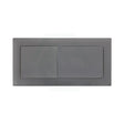 M#1(Gunmetal Grey) Gunmetal Grey Square Dual Flush Toilet Water Tank Press Button For Cistern Lid