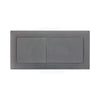 M#1(Gunmetal Grey) Gunmetal Grey Square Dual Flush Toilet Water Tank Press Button For Cistern Lid