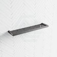 M#1(Gunmetal Grey) Gunmetal Grey Towel Shelf Stainless Steel 304 Wall Mounted Back To Bathroom