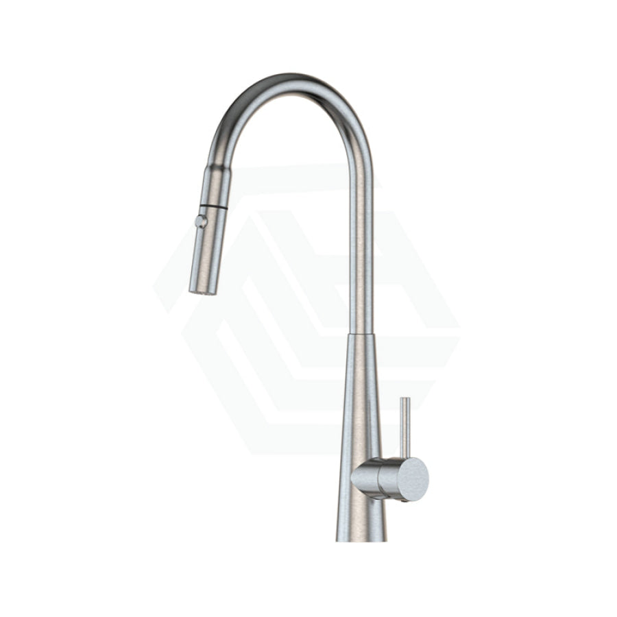 Xcel Xpressfit Gun Metal Stainless Steel Retractable Dual Spray Swivel Pull Out Mixer Tap Sink