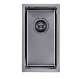 250X450X215Mm Brushed Gunmetal / Black Pvd Kitchen Sink Stainless Steel 304 Single Bowl