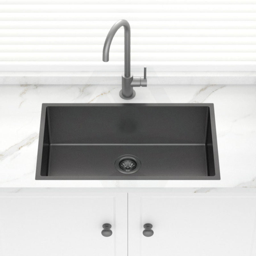 Stainless Steel Kitchen Sink 762mm Brushed Gunmetal