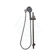 M#2(Gunmetal Grey) Linkware Gabe Hand Shower On Rail ¨C Gunmetal Grey With Handheld