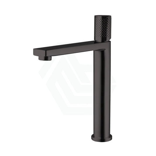 M#4(Gunmetal Grey) Linkware Gabe High Rise Basin Mixer Gun Metal Gunmetal Grey Tall Mixers