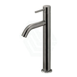 M#3(Gunmetal Grey) Meir Piccola Tall Basin Mixer Tap With 130Mm Spout Solid Brass Gunmetal Grey