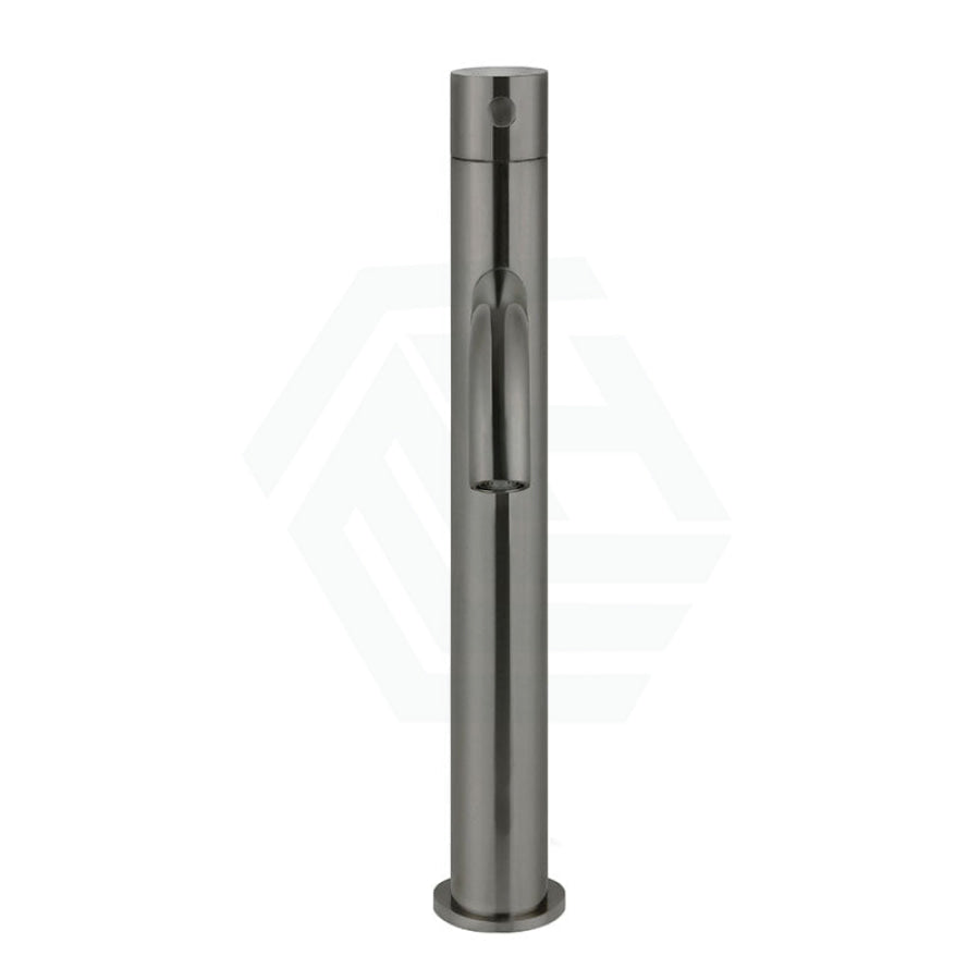 M#3(Gunmetal Grey) Meir Piccola Tall Basin Mixer Tap With 130Mm Spout Solid Brass Gunmetal Grey