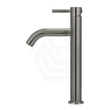 M#3(Gunmetal Grey) Meir Piccola Tall Basin Mixer Tap With 130Mm Spout Solid Brass Gunmetal Grey