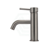 M#3(Gunmetal Grey) Meir Round Curved Basin Mixer Solid Brass Gunmetal Grey Short Mixers