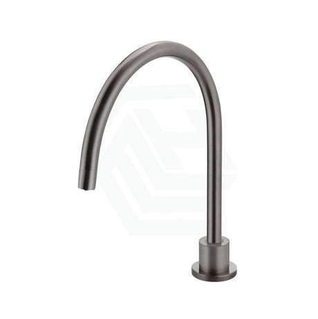 M#3(Gunmetal Grey) Meir Round Gooseneck High - Rise Swivel Hob Spout Basin/Bath Outlet Water Spouts