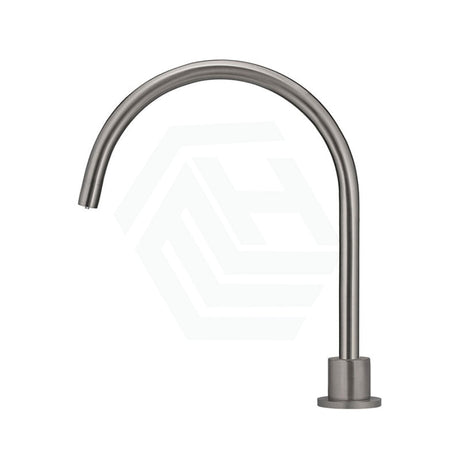 M#3(Gunmetal Grey) Meir Round Gooseneck High - Rise Swivel Hob Spout Basin/Bath Outlet Water Spouts