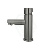 Meir Round Pinless Basin Mixer Pvd Shadow Short Mixers