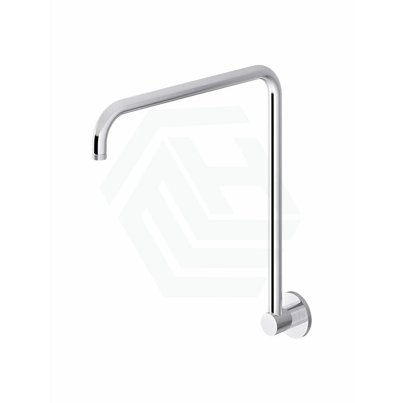 Meir Round Chrome Gooseneck High Rise Shower Arm Arms