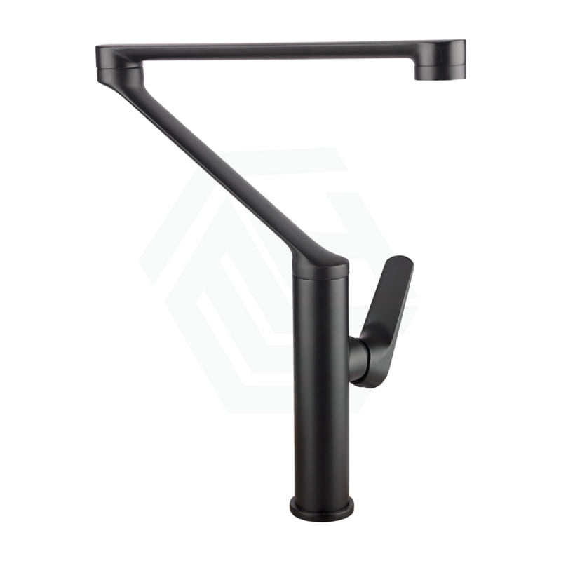 Matt Black Brass Kitchen Mixer Tap 360° Swivel Spout & Body 90° Lever Handle Products