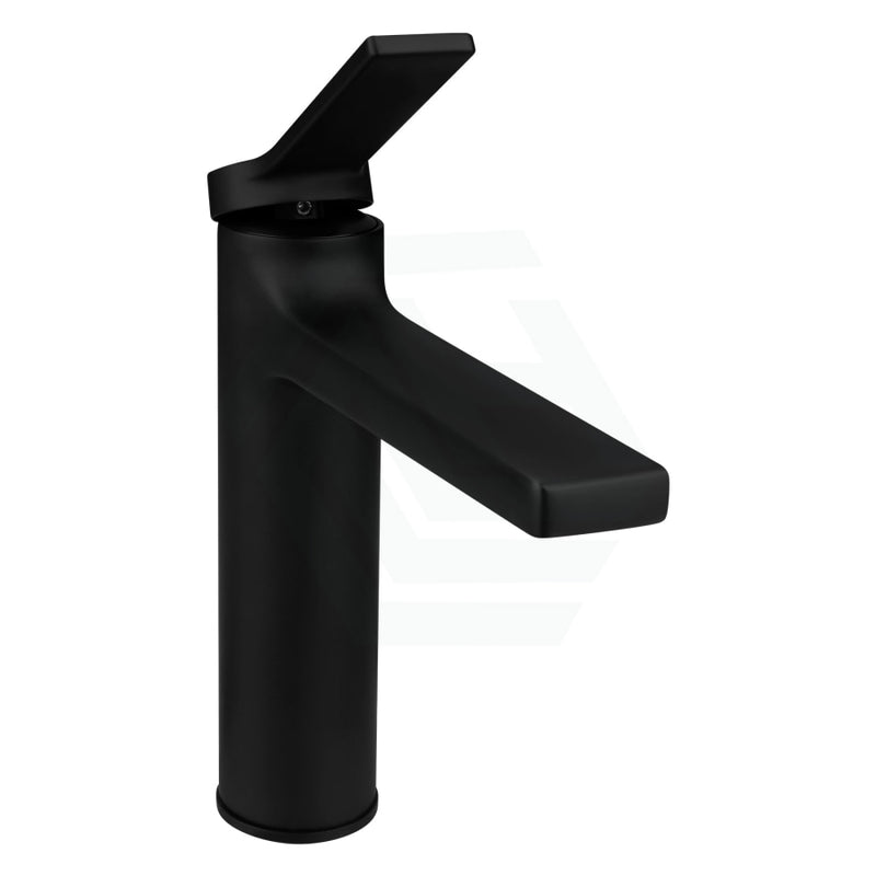 Matt Black Brass Short Basin Mixer Tap For Bathroom Vanity Mixers