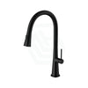 Matt Black Round Kitchen Sink Mixer Tap 360 Swivel And Pull Out For Mixers