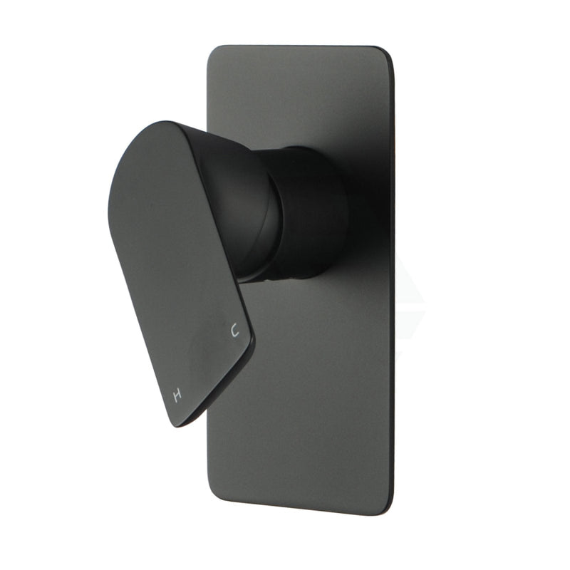 Matt Black Solid Brass Wall Mounted Mixer For Shower And Bath Bathroom Products