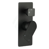 Matt Black Solid Brass Wall Mounted Mixer With Diverter For Shower And Bath Bathroom Products