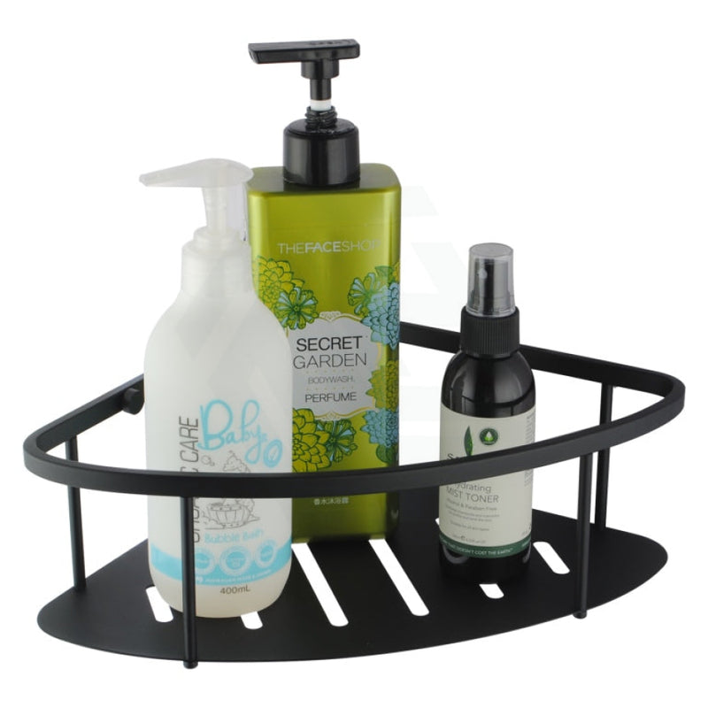 Matt Black Stainless Steel Shower Caddy Shelf