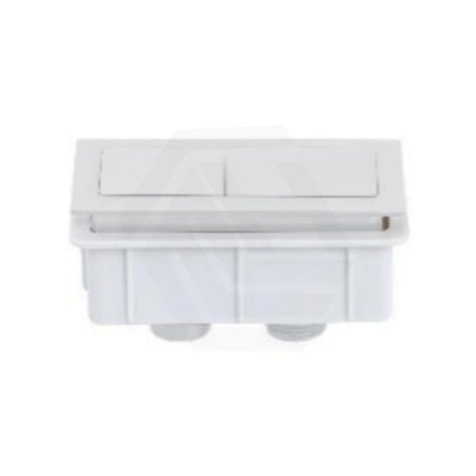 Matt White Square Dual Flush Toilet Water Tank Press Button Toilets Buttons