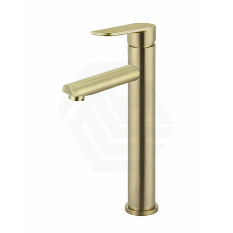 G#2(Gold) Meir Round Paddle Tall Basin Mixer Pvd Tiger Bronze Mixers