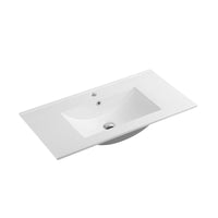 1205x470x180mm Ceramic Top for Bathroom Vanity Single Bowl Gloss White