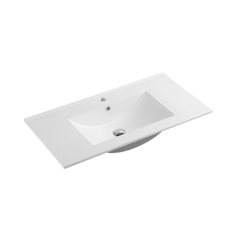 1500x460x175mm Ceramic Top for Bathroom Vanity Single Bowl Gloss White