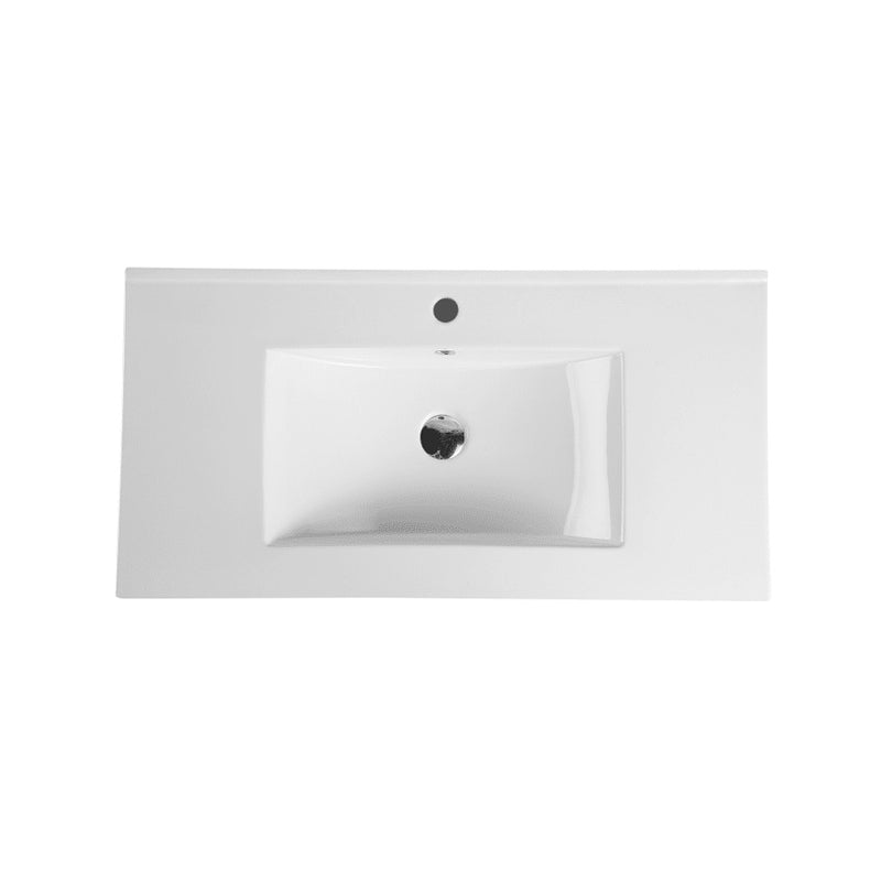 1500x460x175mm Ceramic Top for Bathroom Vanity Single Bowl Gloss White