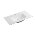 910x470x180mm Ceramic Top for Bathroom Vanity Single Bowl Gloss White