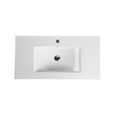 910x470x180mm Ceramic Top for Bathroom Vanity Single Bowl Gloss White