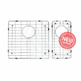 393 & 193mm Meir Lavello Stainless Steel Protection Grid for MKSP-D670440 (2 Pieces) Variant Colour Available