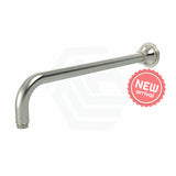 N#3(Nickel) Meir Harrington 400mm Round Wall Mounted Shower Curved Arm Solid Brass PVD Brushed Nickel