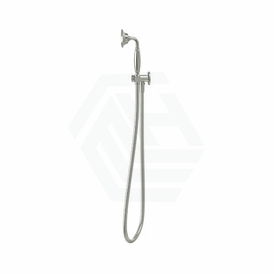 N#3(Nickel) Meir Harrington Round Hand Shower On Swivel Bracket PVD Brushed Nickel