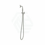 N#3(Nickel) Meir Harrington Round Hand Shower On Swivel Bracket PVD Brushed Nickel