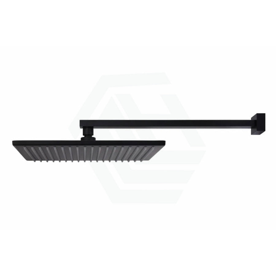 Meir Square Wall Shower Head with Arm Matt Black