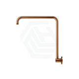 Meir Round Gooseneck High Rise Shower Arm Variant Colour Available