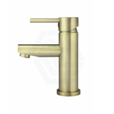 G#2(Gold) Meir Round Short Basin Mixer Pvd Tiger Bronze Mixers