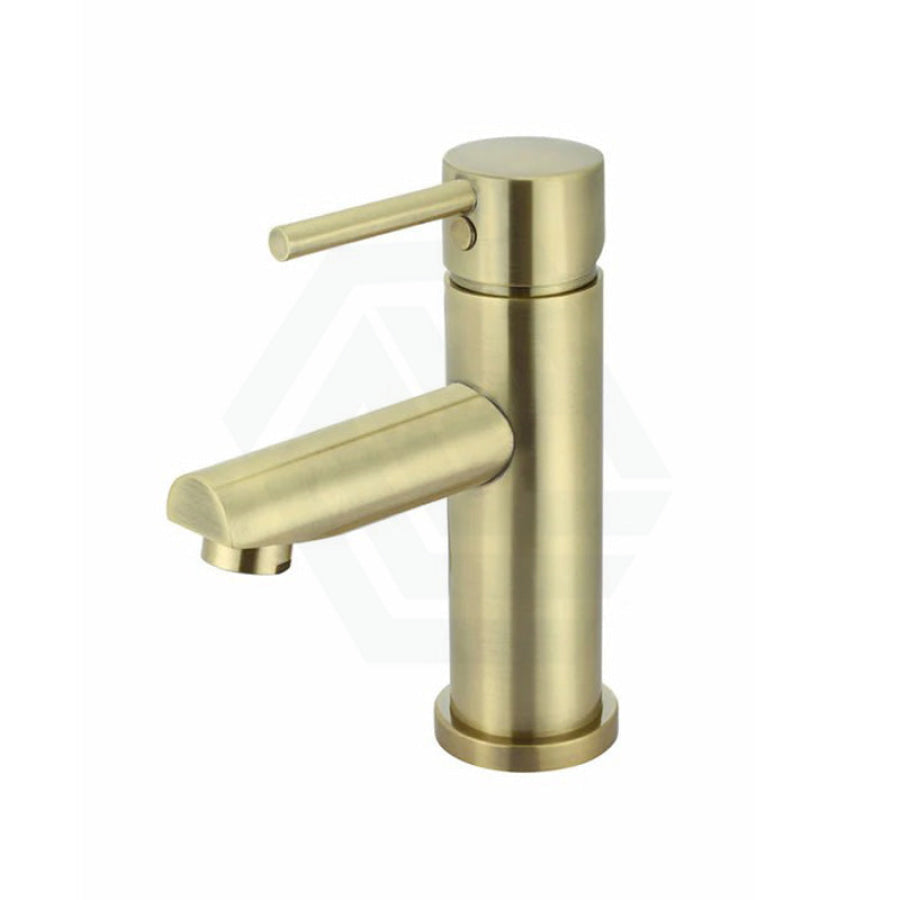 G#2(Gold) Meir Round Short Basin Mixer Pvd Tiger Bronze Mixers