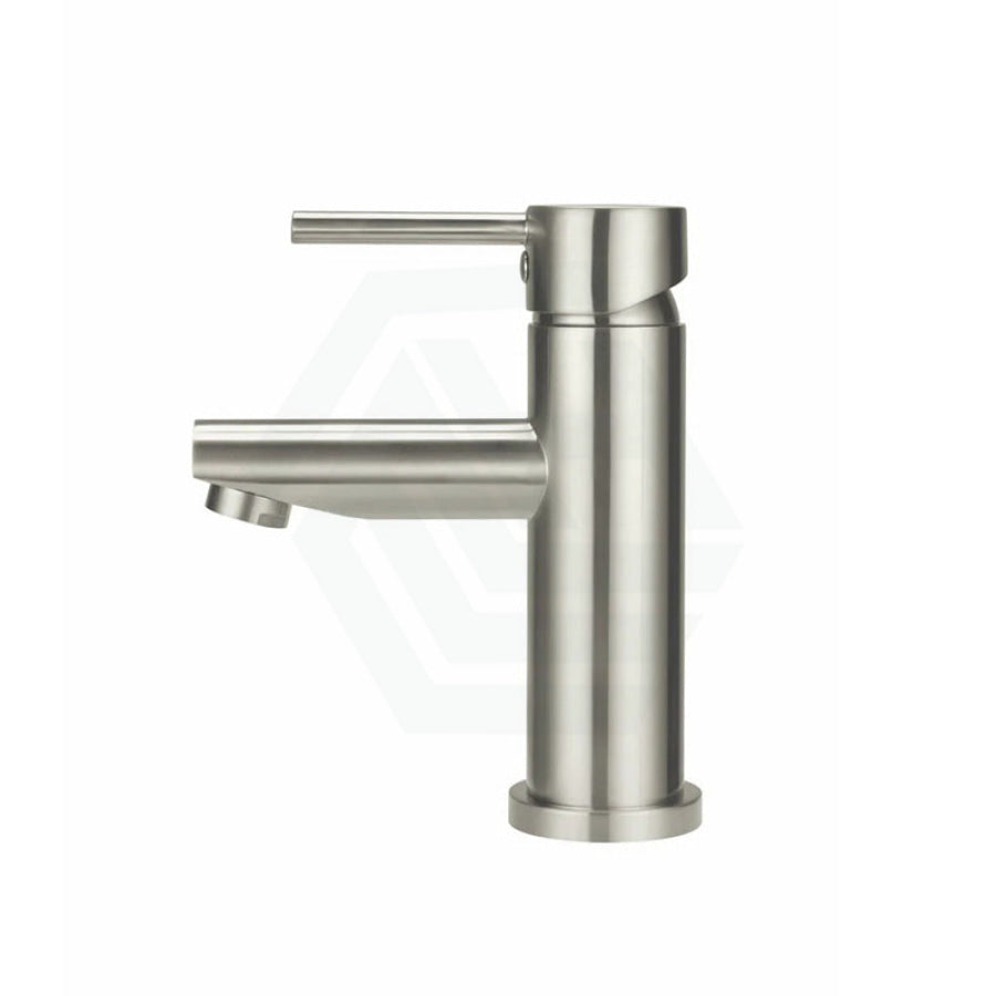 N#3(Nickel) Meir Round Short Basin Mixer Pvd Brushed Nickel Mixers